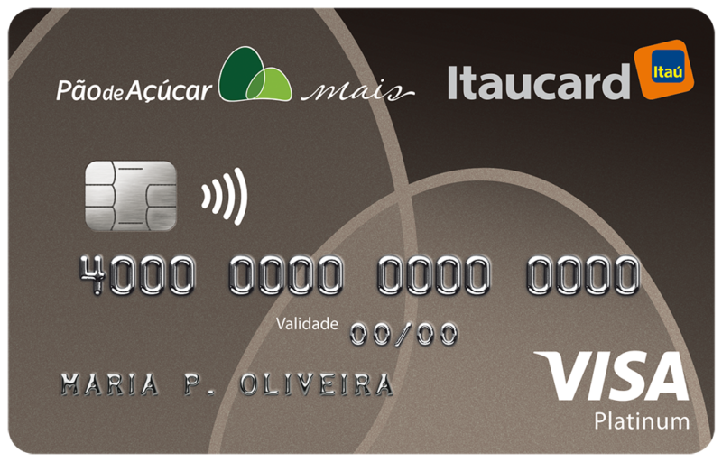 Cartão Pão de Açúcar Mais Itaucard Platinum Visa